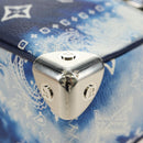 LOUIS VUITTON Monogram Bandana Mini Soft Trunk Bag Blue M20557 LV Auth 181921SM-15