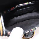 Christian Dior Saddle bag Hand Bag Beads Multicolor Gold Auth 181922SM-17