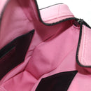 CHANEL Star Matelasse Chain Shoulder Bag Satin Pink CC Auth 181923SM-21