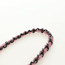 CHANEL Star Matelasse Chain Shoulder Bag Satin Pink CC Auth 181923SM-8