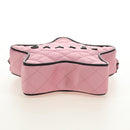 CHANEL Star Matelasse Chain Shoulder Bag Satin Pink CC Auth 181923SM-5