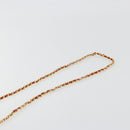 CHANEL Matelasse Chain Shoulder Bag Velor Red Gold CC Auth 181928-8