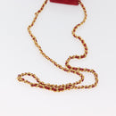 CHANEL Matelasse Chain Shoulder Bag Velor Red Gold CC Auth 181928A-7
