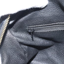 CELINE Macadam Canvas Hand Bag PVC Leather 2way Black Gold Auth 181930V-23