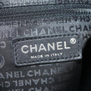 CHANEL Camelia 2.55 Chain Shoulder Bag Wool Tweed White Black CC Auth 181935SM-21