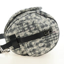 CHANEL Camelia 2.55 Chain Shoulder Bag Wool Tweed White Black CC Auth 181935SM-4