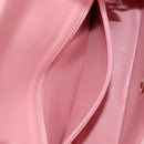 CHANEL Matelassé Chain Schultertasche Wolltweed Rosa Gold CC Auth 181936SAM-26