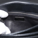 PRADA Chain Shoulder Bag Unborn Calf Skin Pink Silver Auth 181937A-18