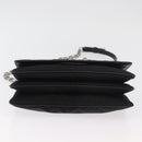 PRADA Chain Shoulder Bag Unborn Calf Skin Pink Silver Auth 181937A-5