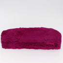CHANEL Chain Shoulder Bag Fur Pink CC Auth 181939M-5