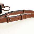 LOEWE Anagram Mini Hammock Drawstring Bag Leather 2way Brown Auth 181940SM-10