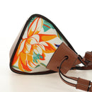 LOEWE Anagram Mini Hammock Drawstring Bag Leather 2way Brown Auth 181940SM-5
