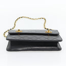 CHANEL Matelasse 23 Double Turn Lock Chain Lammleder 2-Wege CC Auth 181941SAV-5