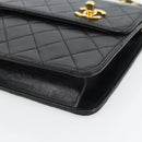 CHANEL Matelasse 23 Double Turn Lock Chain Lammleder 2-Wege CC Auth 181941SAV-16