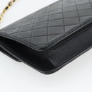 CHANEL Matelasse 23 Double Turn Lock Chain Lammleder 2-Wege CC Auth 181941SAV-19