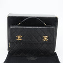 CHANEL Matelasse 23 Double Turn Lock Chain Lammleder 2-Wege CC Auth 181941SAV-12