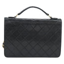 CHANEL Matelasse 23 Double Turn Lock Chain Lammleder 2-Wege CC Auth 181941SAV-2