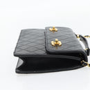 CHANEL Matelasse 23 Double Turn Lock Chain Lammleder 2-Wege CC Auth 181941SAV-4
