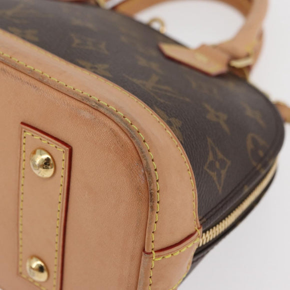 LOUIS VUITTON Monogram Alma BB Hand Bag 2way M53152 LV Auth 181944V