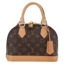 LOUIS VUITTON Monogram Alma BB Hand Bag 2way M53152 LV Auth 181944V-2