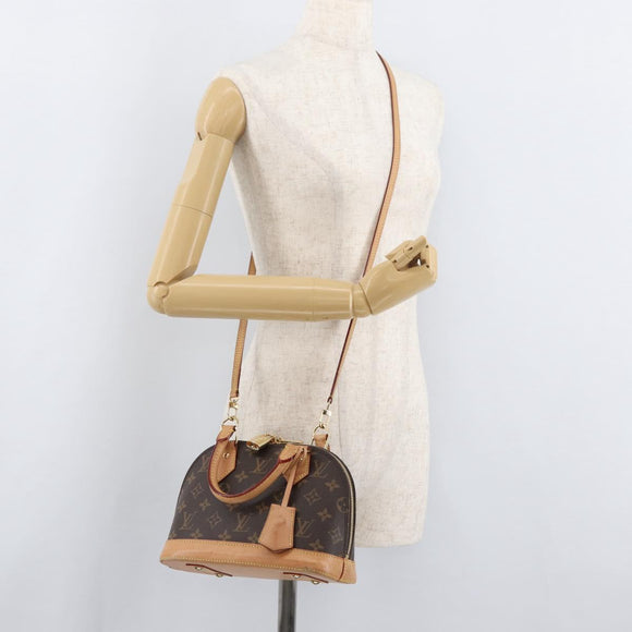 LOUIS VUITTON Monogram Alma BB Hand Bag 2way M53152 LV Auth 181944V