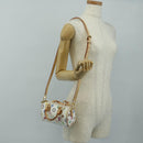 LOUIS VUITTON Multicolor Nano Speedy Hand Bag 2way White M13391 Auth 181947SAM-26