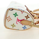 LOUIS VUITTON Multicolor Nano Speedy Hand Bag 2way White M13391 Auth 181947SAM-4
