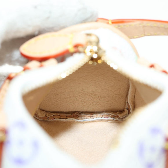 LOUIS VUITTON Multicolor Micro Speedy Bag Charm White M03729 LV Auth 181949SAM