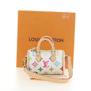 LOUIS VUITTON Multicolor Micro Speedy Bag Charm White M03729 LV Auth 181949SAM-12