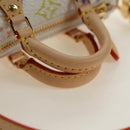 LOUIS VUITTON Multicolor Micro Speedy Bag Charm White M03729 LV Auth 181949SAM-6