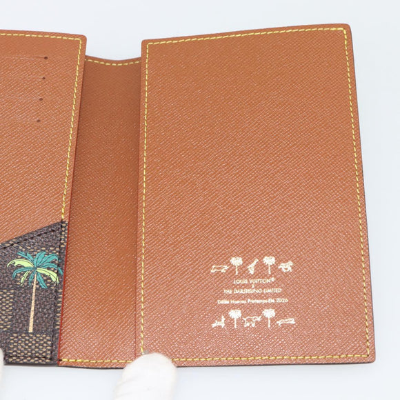 LOUIS VUITTON Heritage The Darjeeling Couverture Passport N40872 Auth 181950SAM