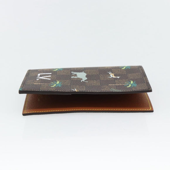 LOUIS VUITTON Heritage The Darjeeling Couverture Passport N40872 Auth 181950SAM