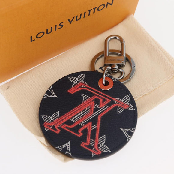 LOUIS VUITTON Monogram Ink Upside Down Porte Cles LV Charm MP1988 Auth 181952M