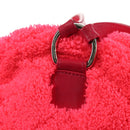 CHANEL Matelasse Kettenrucksack Stapel Pink Silber CC Auth 181955M-16