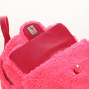 CHANEL Matelasse Kettenrucksack Stapel Pink Silber CC Auth 181955M-18