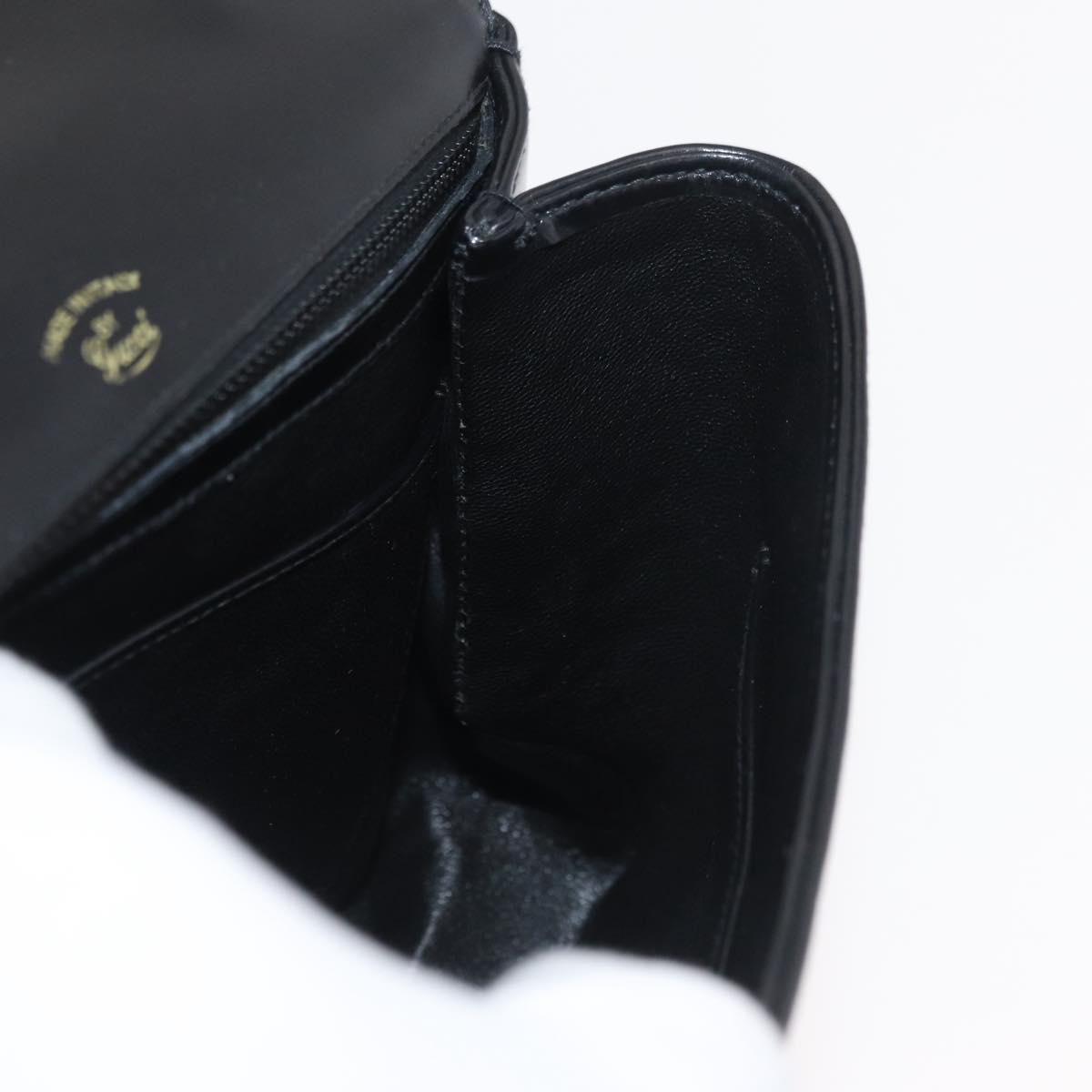 GUCCI Hand Bag Leather Black Gold Auth 181956V | Brand Street Tokyo