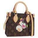 LOUIS VUITTON Monogram Panda On The Go Trunk BB Hand Bag M13668 Auth 181957SAM-1