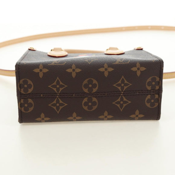LOUIS VUITTON Monogram Panda On The Go Trunk BB Hand Bag M13668 Auth 181957SAM