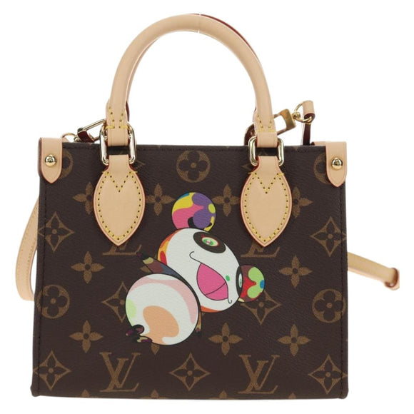 LOUIS VUITTON Monogram Panda On The Go Trunk BB Hand Bag M13668 Auth 181957SAM