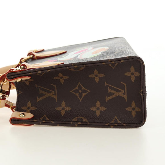 LOUIS VUITTON Monogram Panda On The Go Trunk BB Hand Bag M13668 Auth 181957SAM