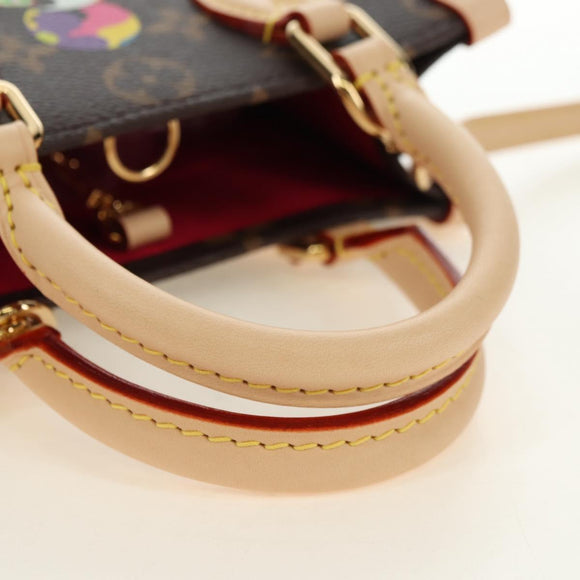 LOUIS VUITTON Monogram Panda On The Go Trunk BB Hand Bag M13668 Auth 181957SAM