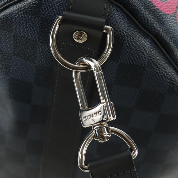 LOUIS VUITTON Damier Cobalt Keepall Bandouliere 45 Bag N50002 LV Auth 181958M