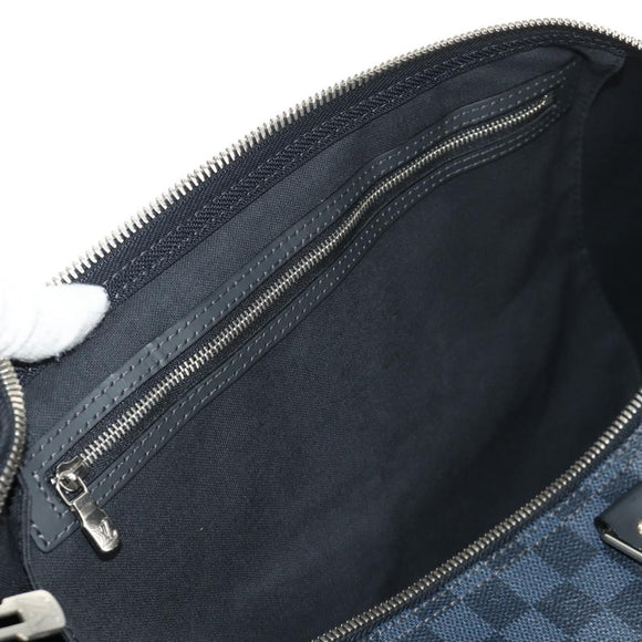 LOUIS VUITTON Damier Cobalt Keepall Bandouliere 45 Bag N50002 LV Auth 181958M