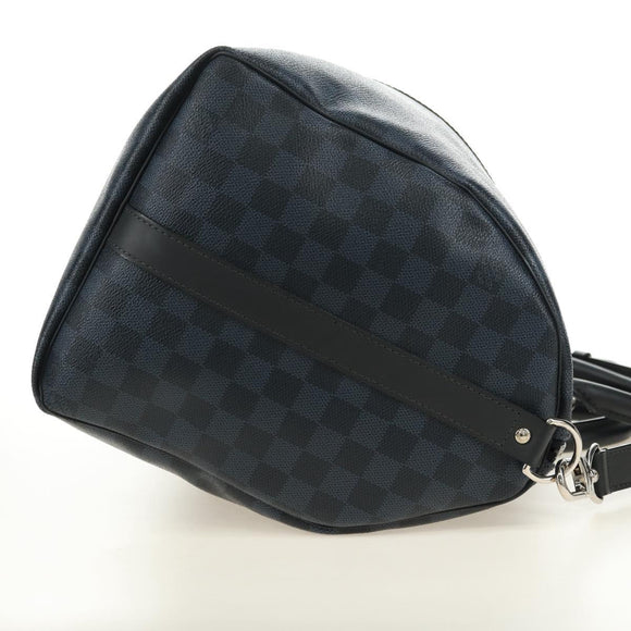 LOUIS VUITTON Damier Cobalt Keepall Bandouliere 45 Bag N50002 LV Auth 181958M