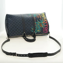 LOUIS VUITTON Damier Cobalt Keepall Bandouliere 45 Bag N50002 LV Auth 181958M-8
