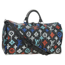 LOUIS VUITTON Eclipse Graffiti Keepall Bandouliere 50 Bag M21384 Auth 181959SM-1