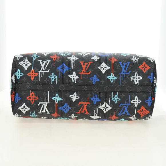 LOUIS VUITTON Eclipse Graffiti Keepall Bandouliere 50 Bag M21384 Auth 181959SM