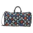 LOUIS VUITTON Eclipse Graffiti Keepall Bandouliere 50 Bag M21384 Auth 181959SM-13