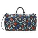 LOUIS VUITTON Eclipse Graffiti Keepall Bandouliere 50 Bag M21384 Auth 181959SM-2
