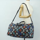 LOUIS VUITTON Eclipse Graffiti Keepall Bandouliere 50 Bag M21384 Auth 181959SM-33